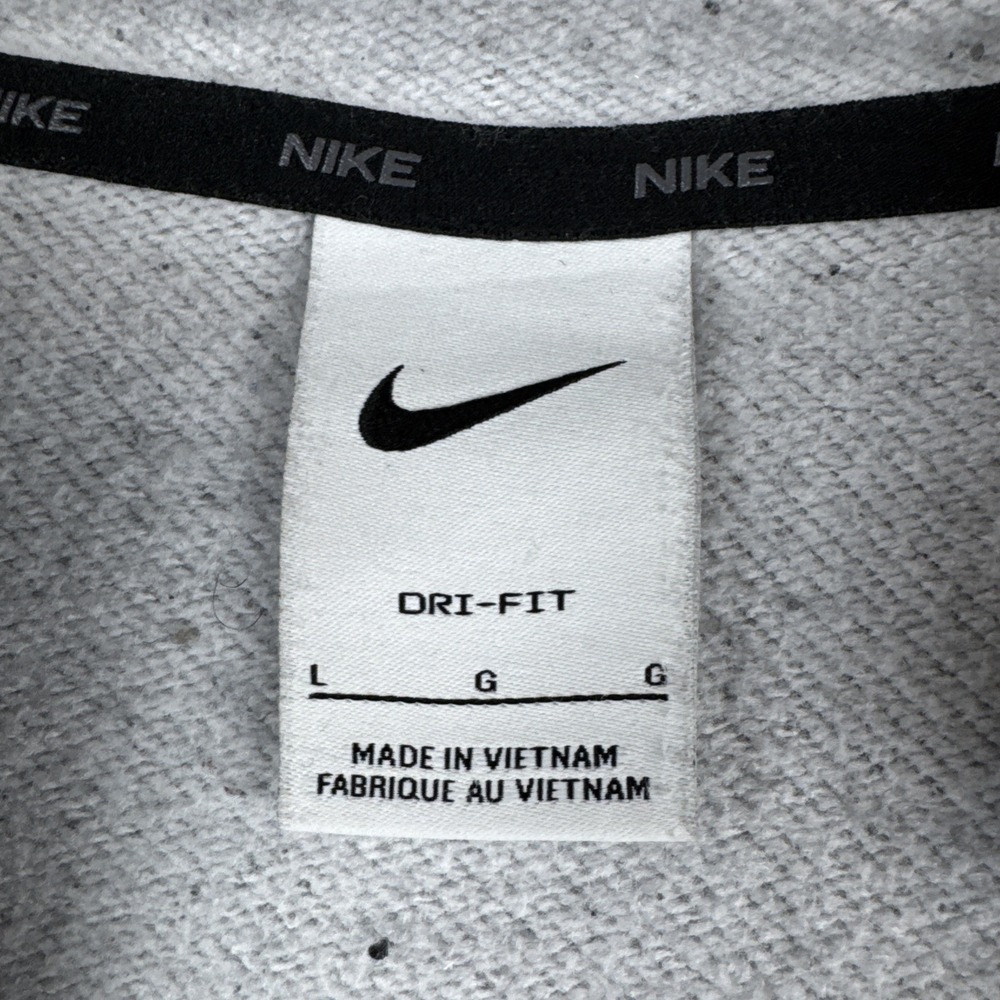 Nike Jacket Men Large Gray Dri FIT Zip Training Jacket Hoodie Utility Core - Picture 6 of 7